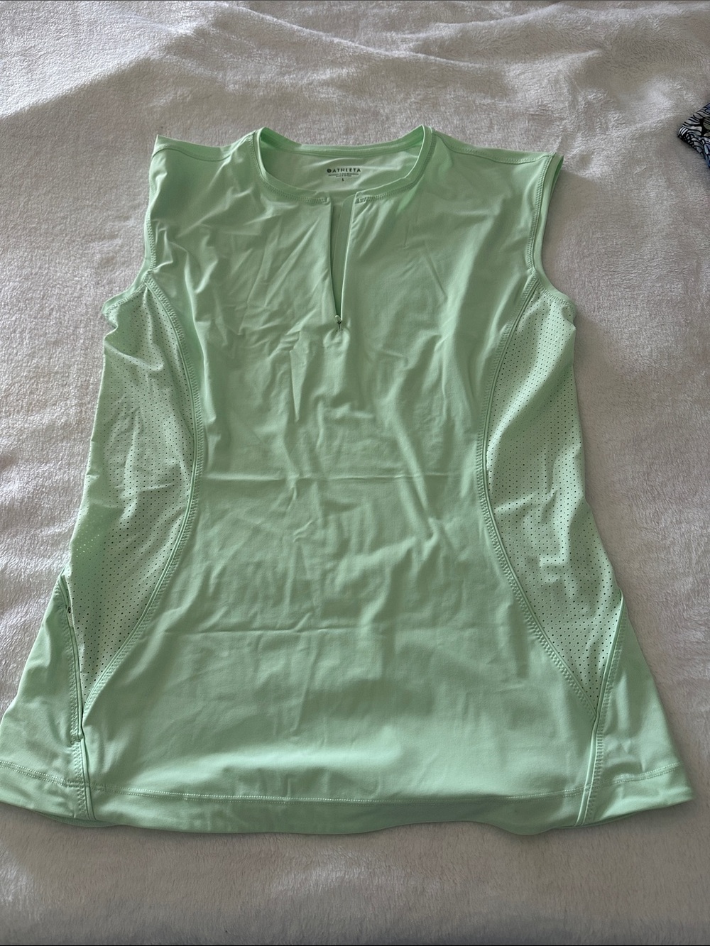 Athleta Pacifica Tank Top UPF 50 Mint Large